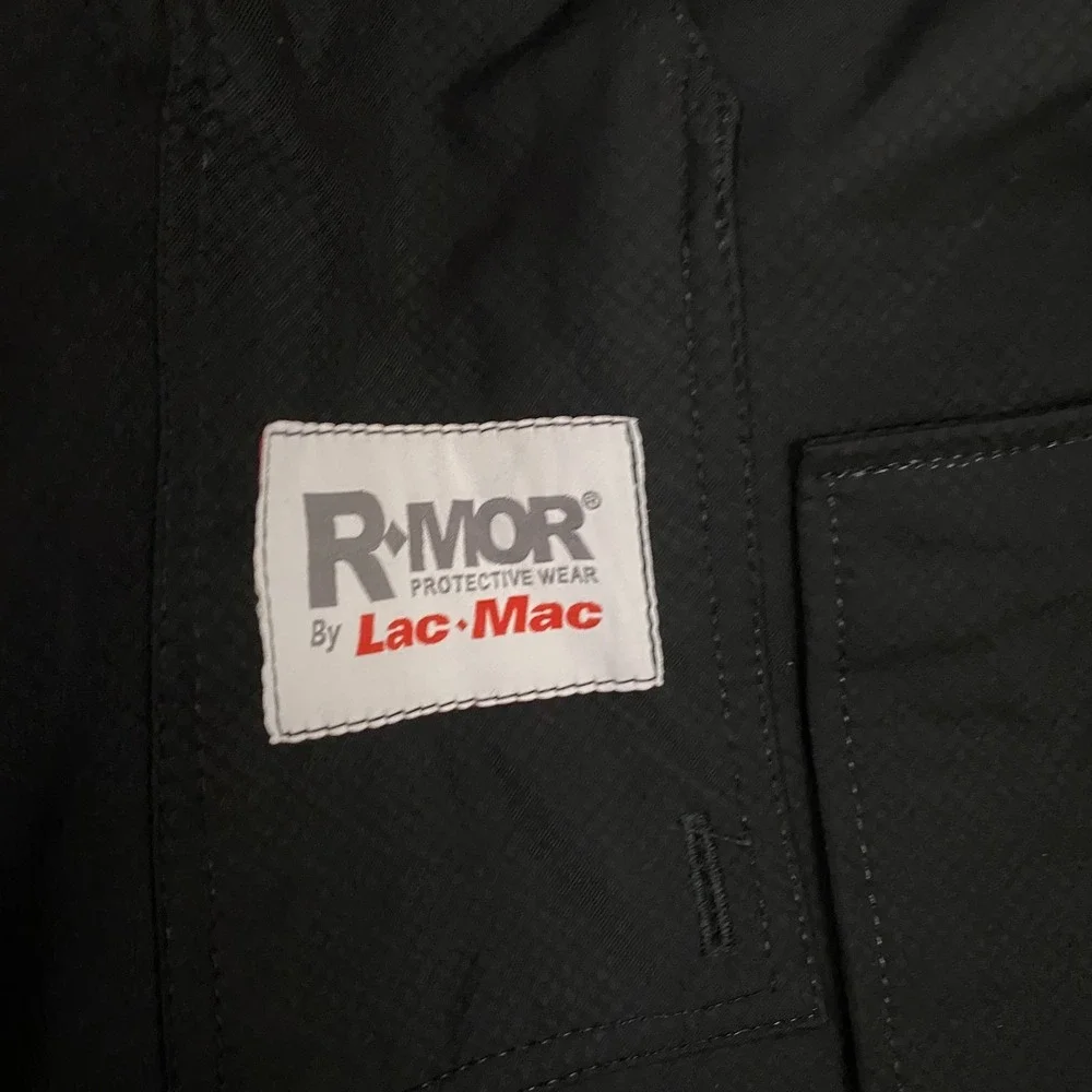 Lac Mac R Mor Pant Mens Medium Black FR ARC Gore Tex Pyrad Water Proof Overall
